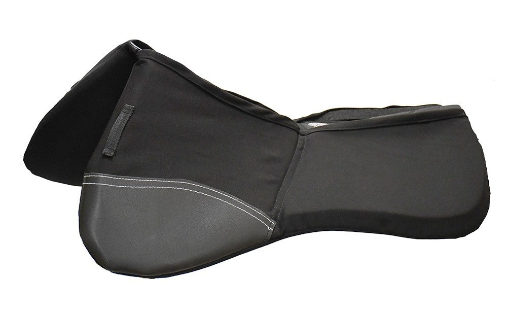 Picture of Rhinegold Pro Shock Absorber Memory Foam Saddle Riser Pad, Black, Pony,Cob,Full