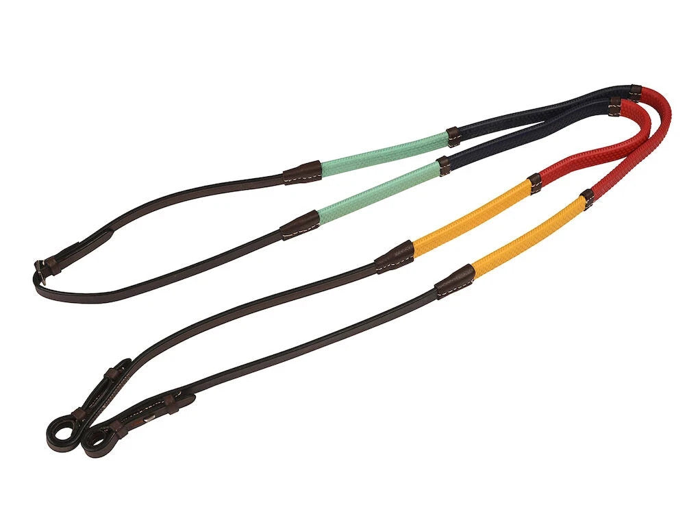 Picture of Kincade Rainbow Reins With Hook Studs