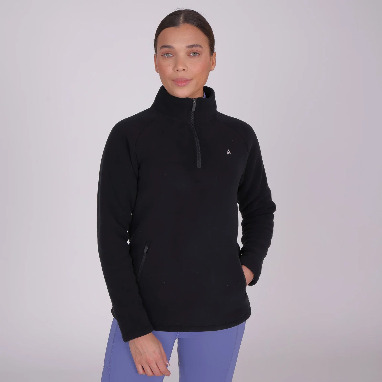 Picture of Shires Aubrion React Half Zip Fleece Top, Ladies, XXS-XXXL