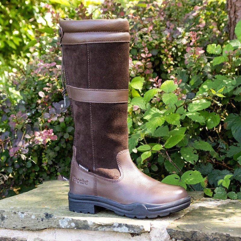 Picture of Brogini Hollingworth Waterproof Country Boots with Zip, Yard Boots.