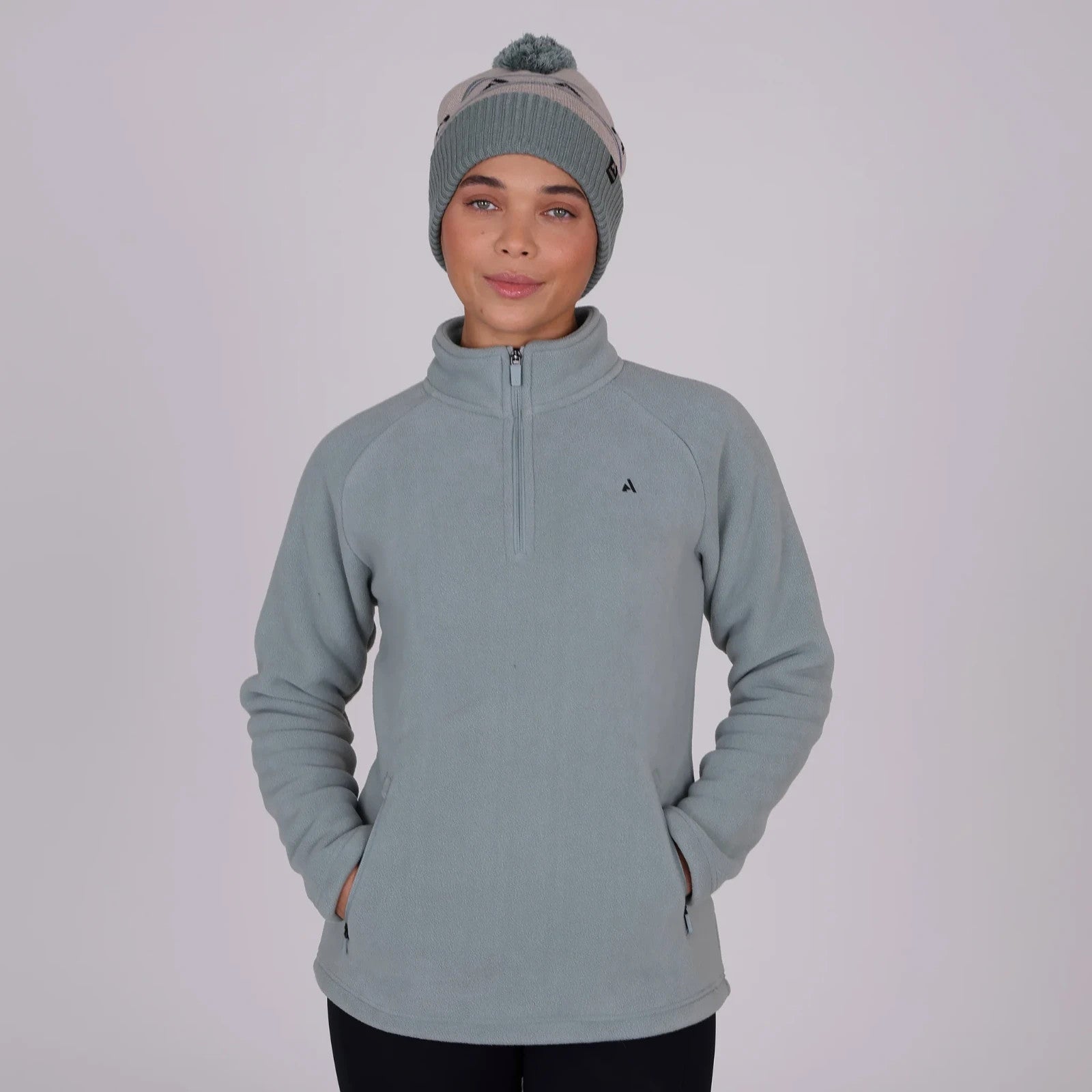 Picture of Shires Aubrion React Half Zip Fleece Top, Ladies, XXS-XXXL