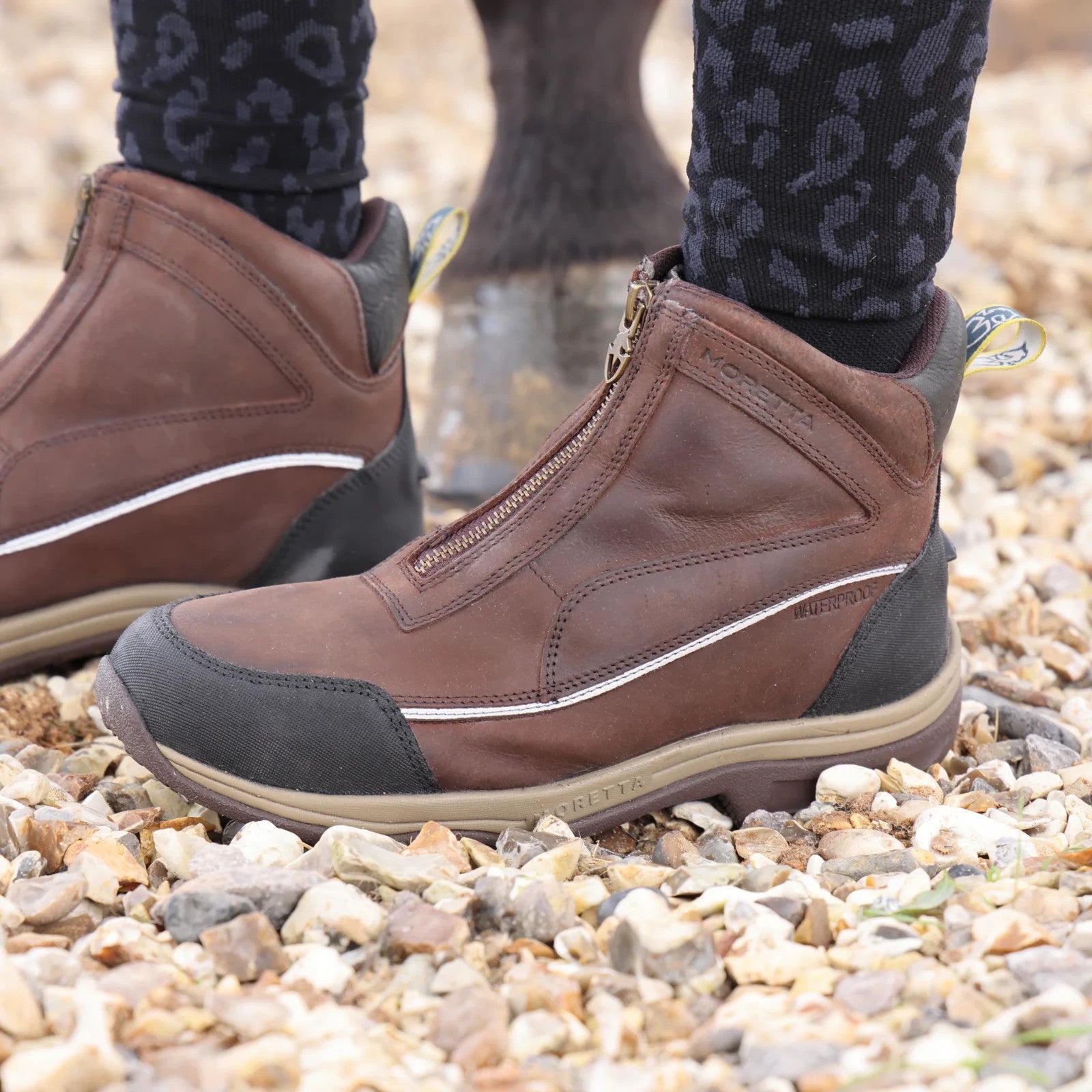 Picture of Shires Moretta Vittoria XGRIP Boots, Waterproof, Riding/Yard Boots, Brown