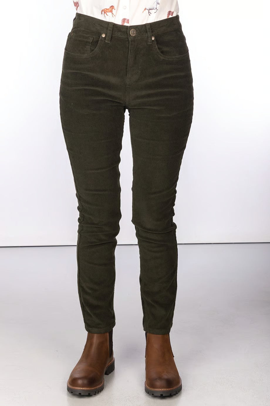 Picture of Rydale Ladies Straight Leg Corduroy Trousers - Ella, 3 Colour Options