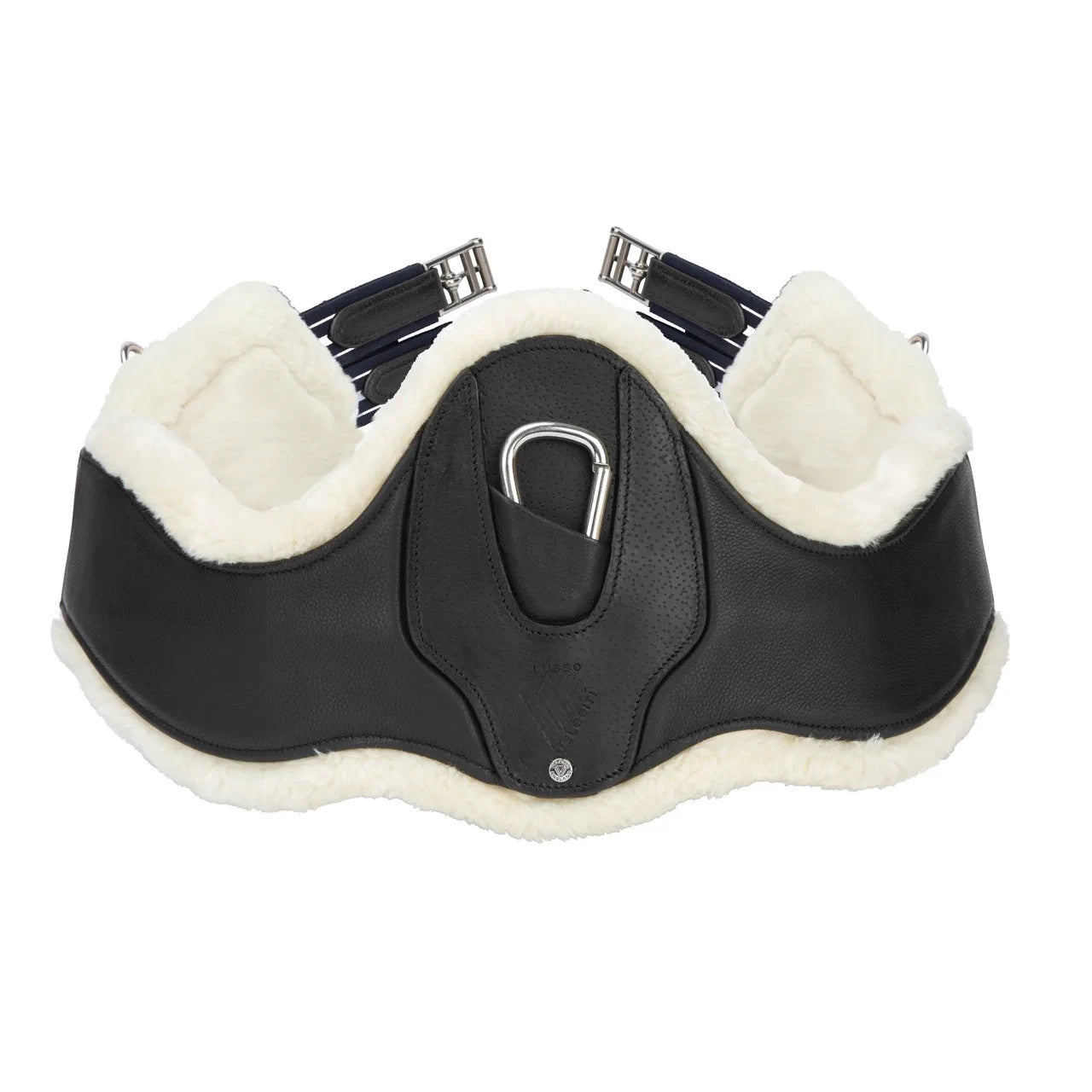 Picture of Shires Velociti Lusso Elite Anatomical Girth, Black, Havana, 46" - 58"