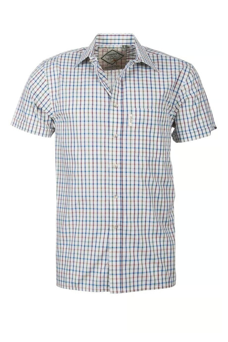 Picture of Rydale Men's Short Sleeved Check Shirts, S-5XL