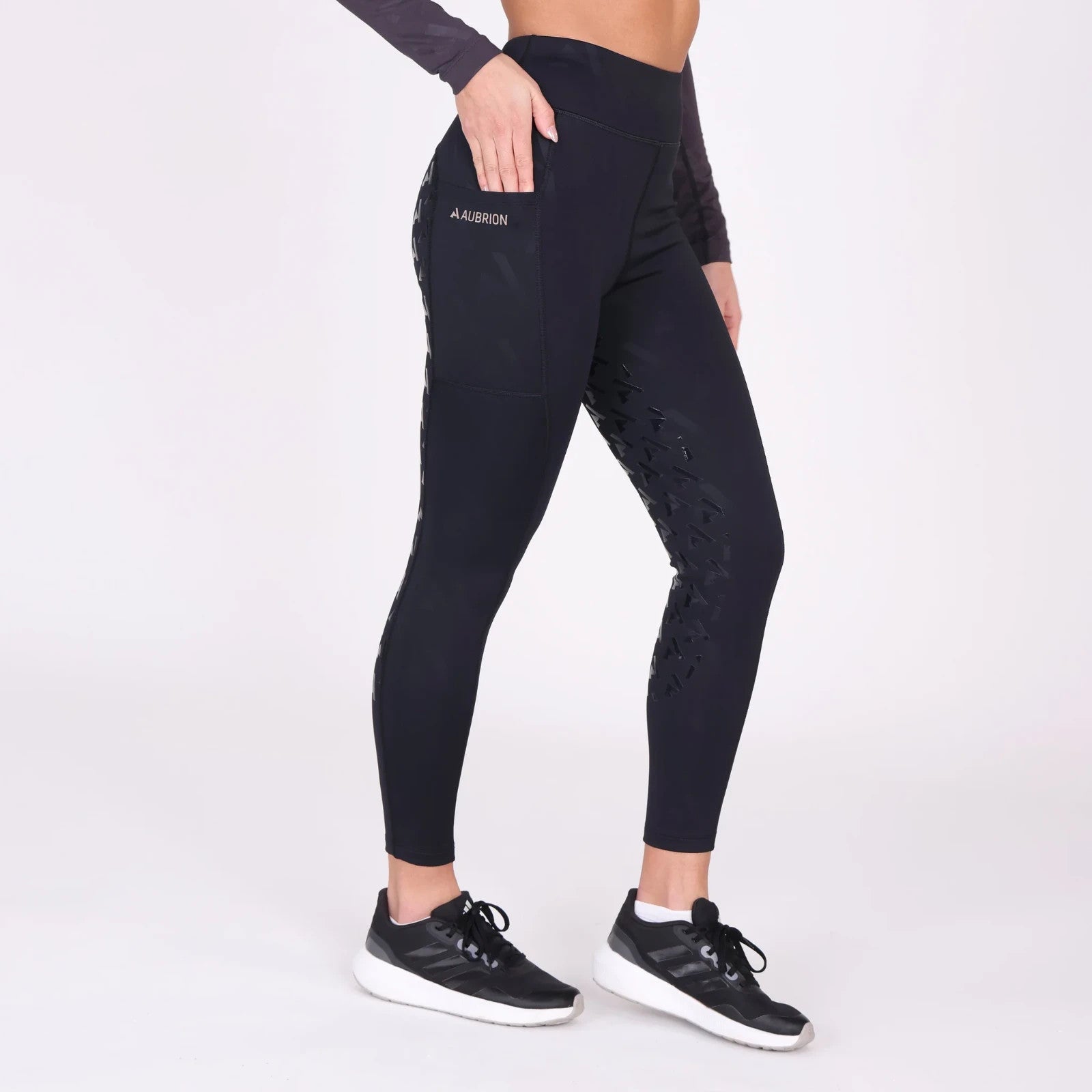 Picture of Shires Aubrion React Winter Riding Tights, Ladies, XXS-XXXL, 2 Colours