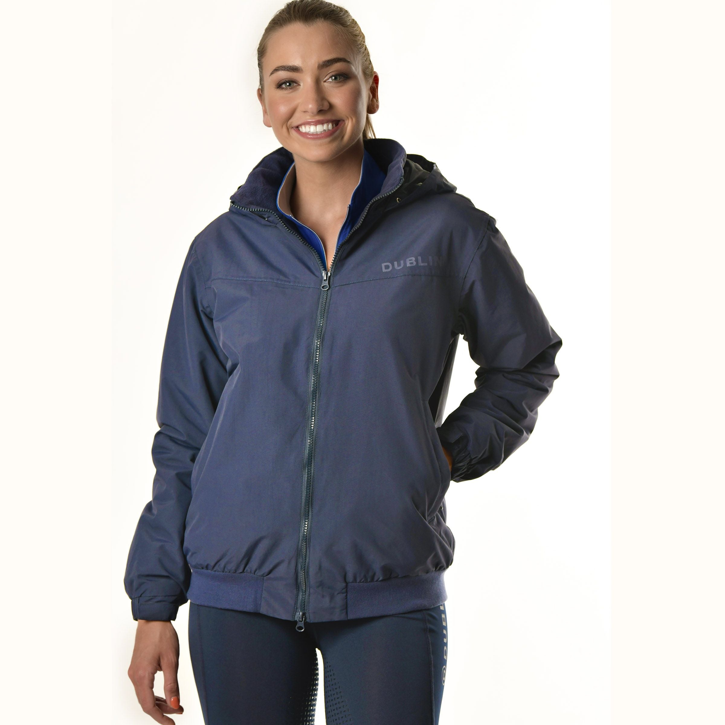 Dublin Trinity Ladies Waterproof Blouson Jacket, Lightweight, Womens Size XS-XXL