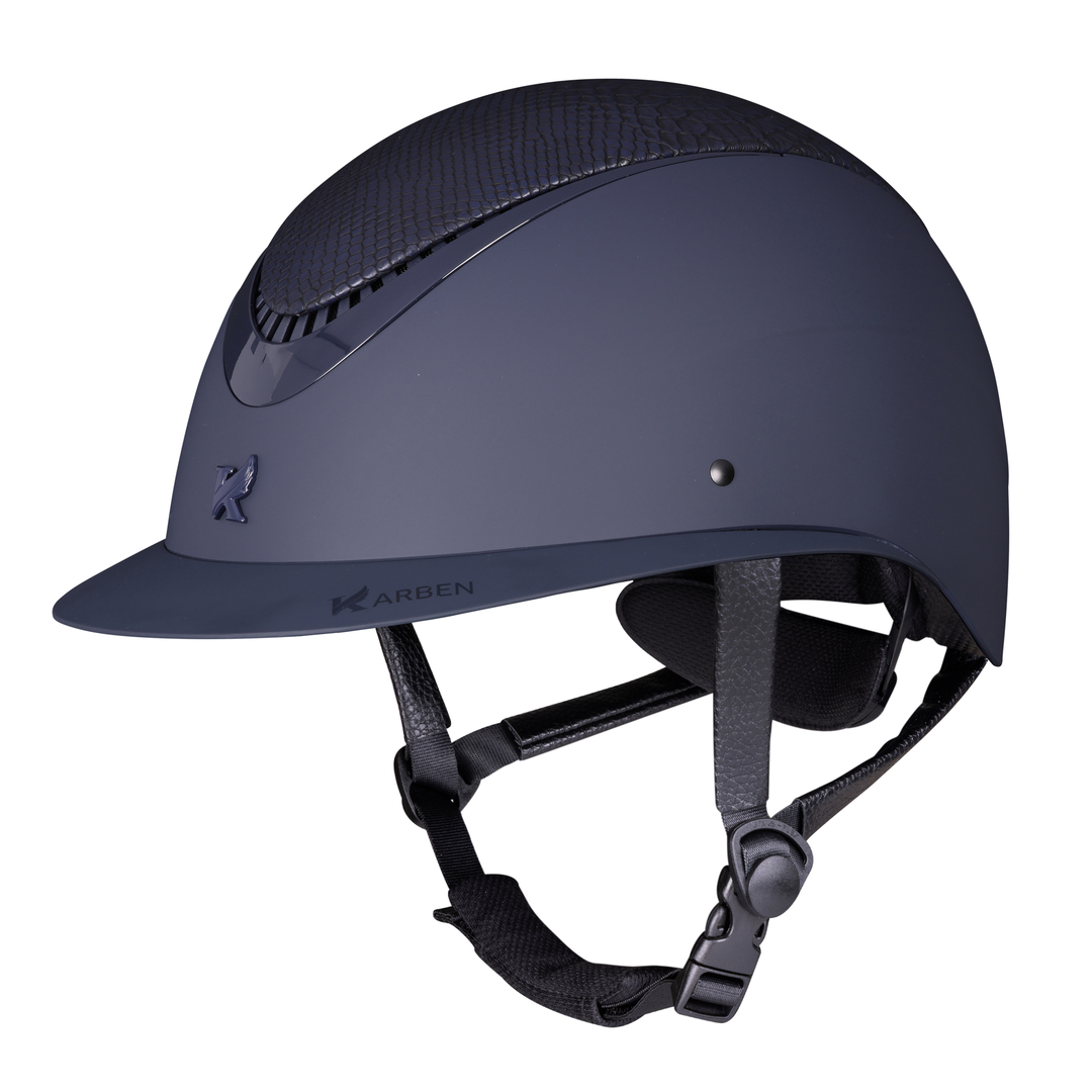 Shires Karben Lorah Ellipse Riding Hat, Dial Sizing, PAS015 Kitemarked, 2 Colour