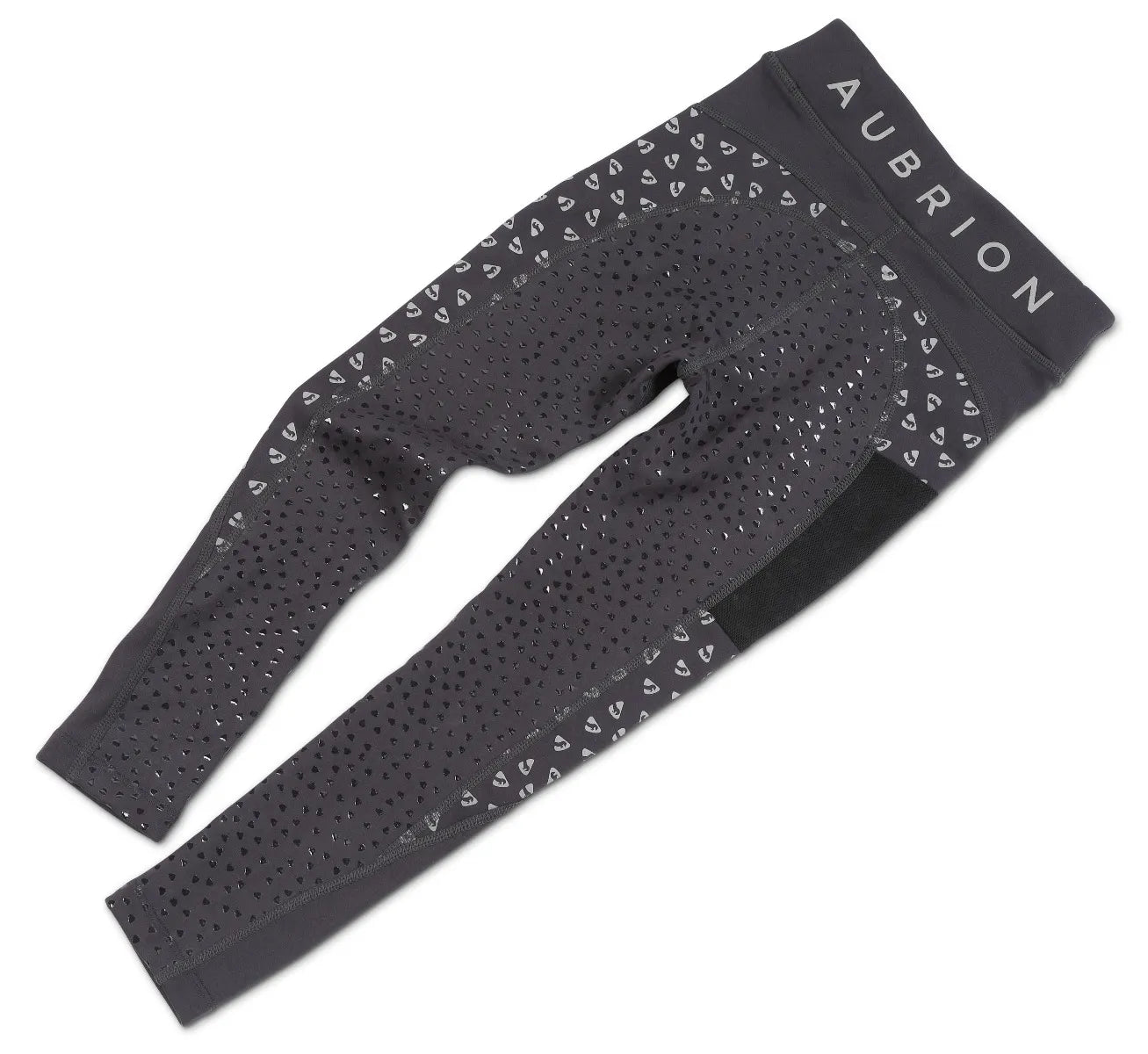 Shires Aubrion Coombe Girls Riding Tights - Reflective