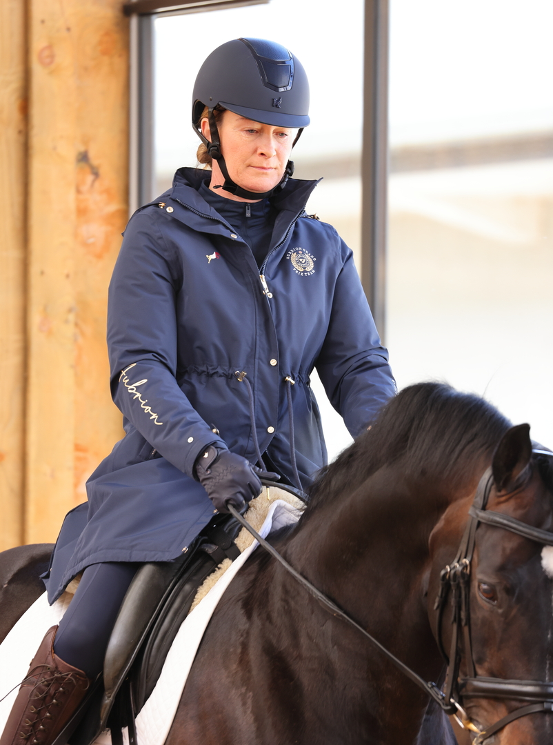 Shires Aubrion Waterproof Team Coat, Navy,  XXS-XXL
