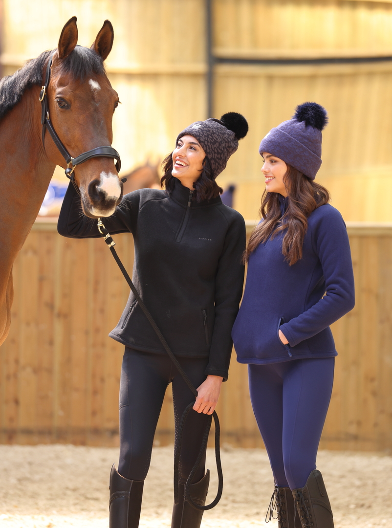 Shires Aubrion Ladies Restore Half Zip Fleece Jacket, Womens, 6 Colours,XXS-XXXL