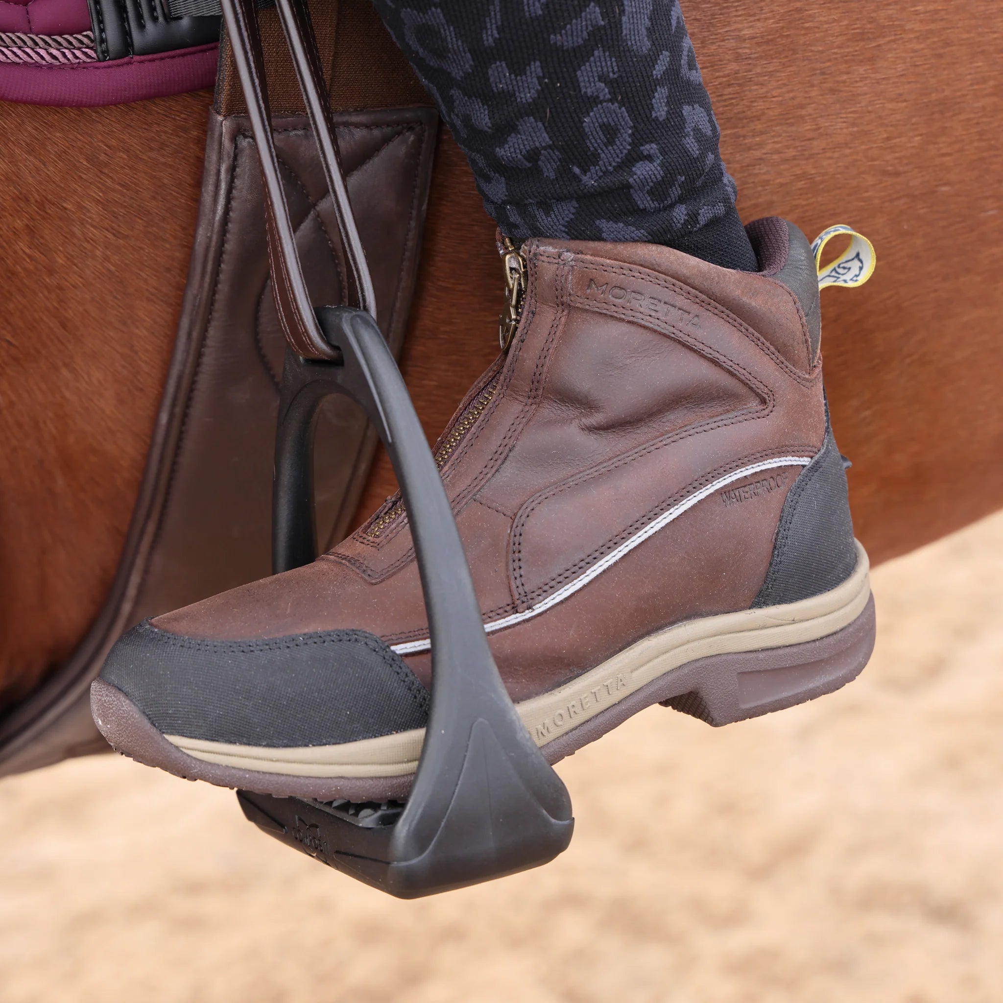 Shires Moretta Vittoria XGRIP Boots, Waterproof, Riding/Yard Boots, Brown