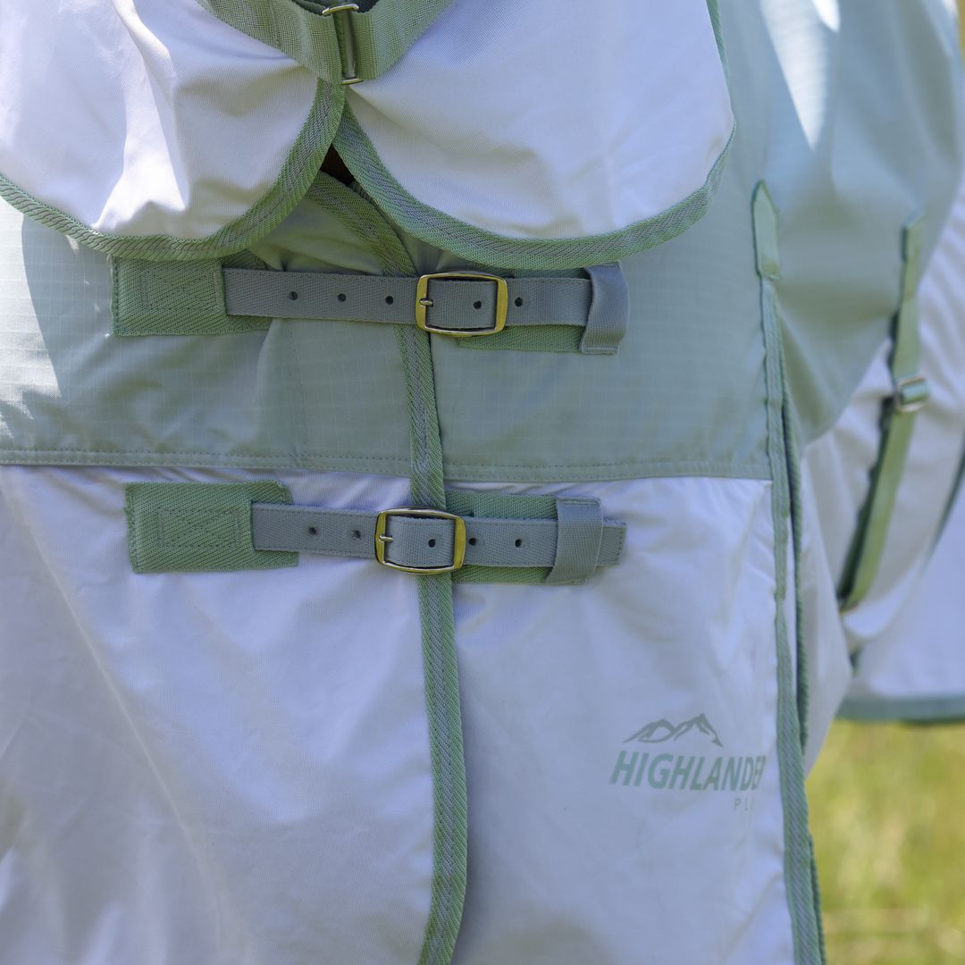 Shires Highlander Plus Waterproof Full Neck Combo Fly Horse Rug, UV Protect