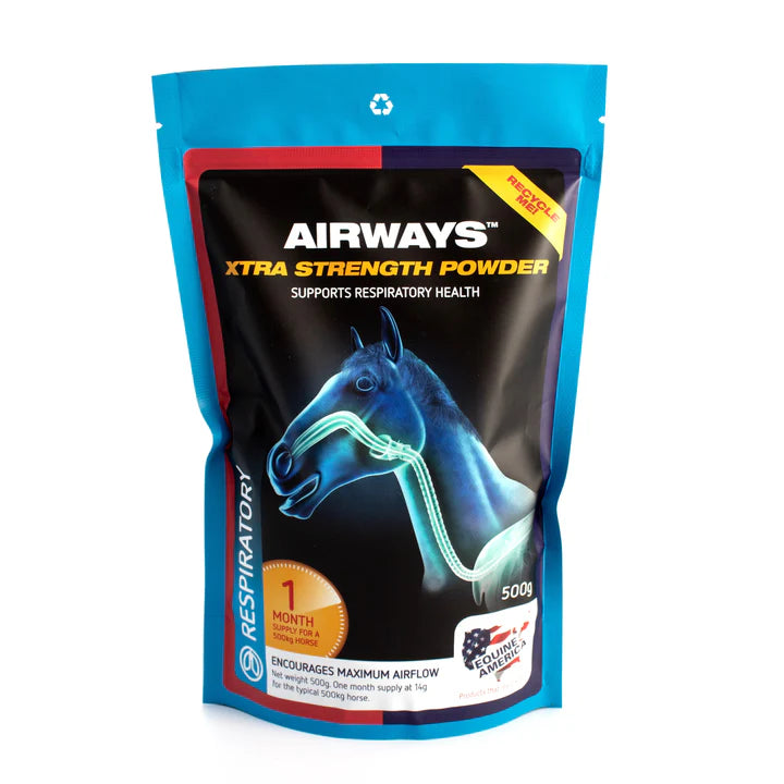 Equine America Airways Extra Strength Powder 500g or 2.5kg For Airways & Respiratory