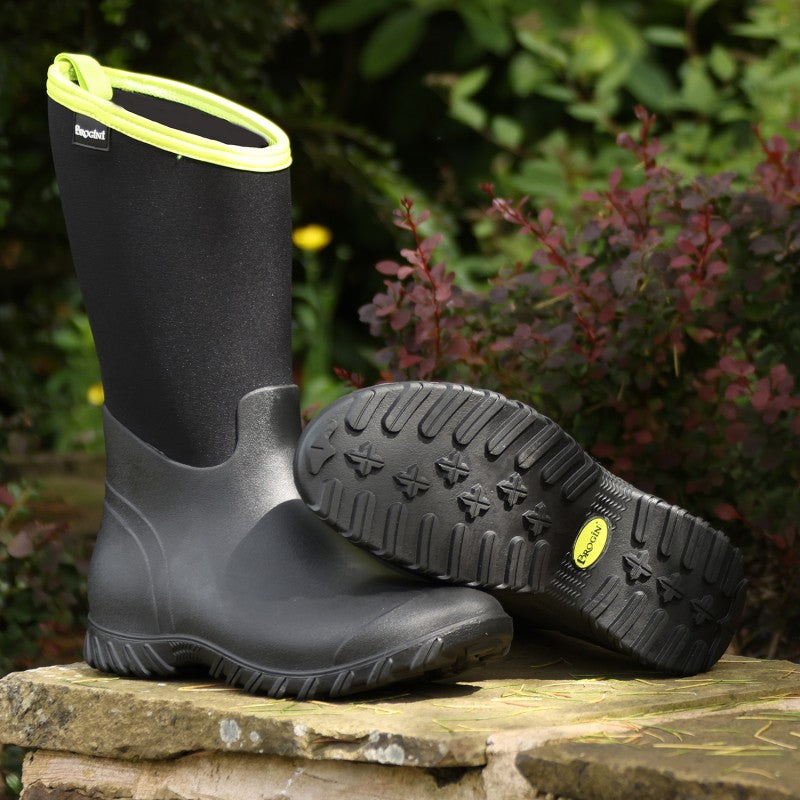 Brogini Belmont Hi-Viz Ladies Neoprene Muck Boots, Yard Boots,  Welly