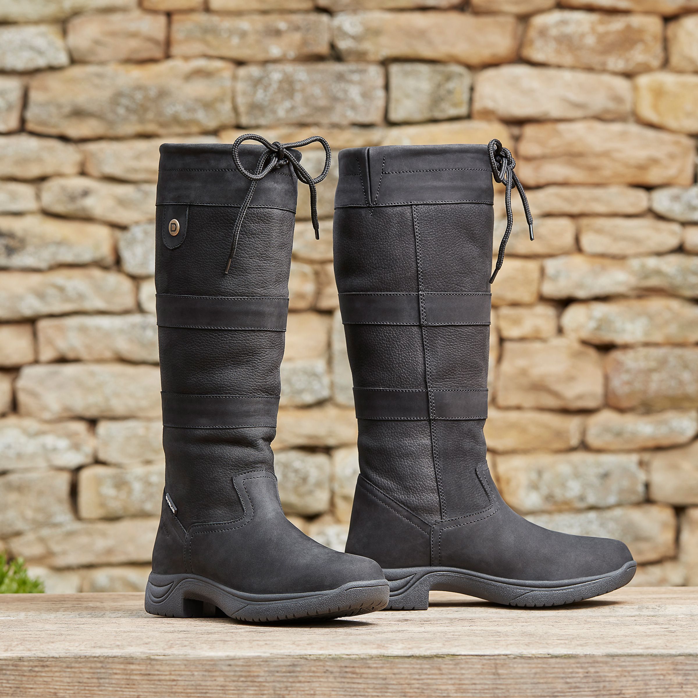 Dublin River Boots lll, Waterproof Country Horse Riding Boots, Reg, Wide, XW.