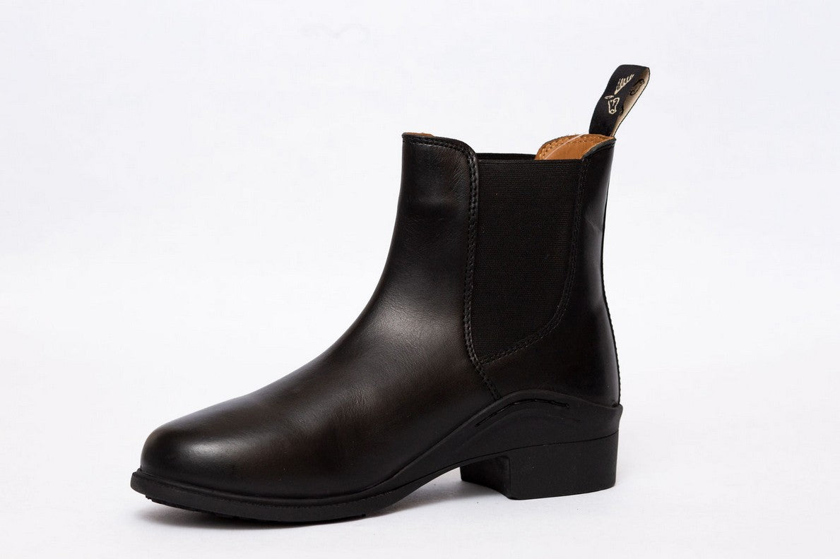 Gallop Elegence Leather Jodhpur Boots Horse Riding Short Boots, Black or Brown