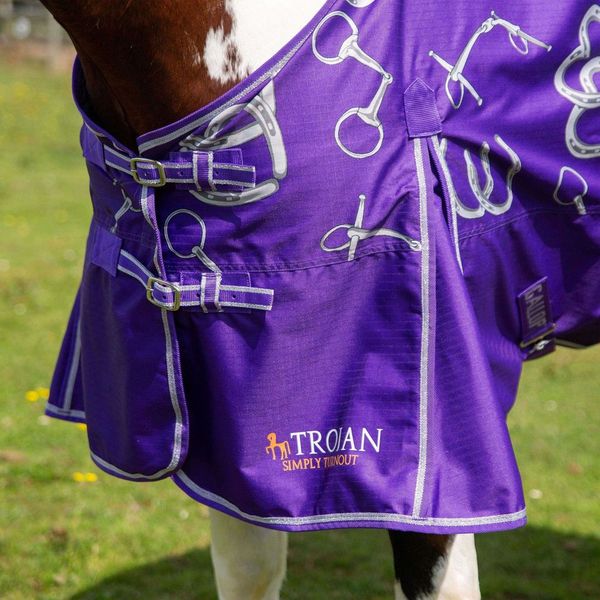 Gallop Trojan 0g 'Bits of Luck' Lightweight Outdoor Horse Turnout Rug 600 Denier