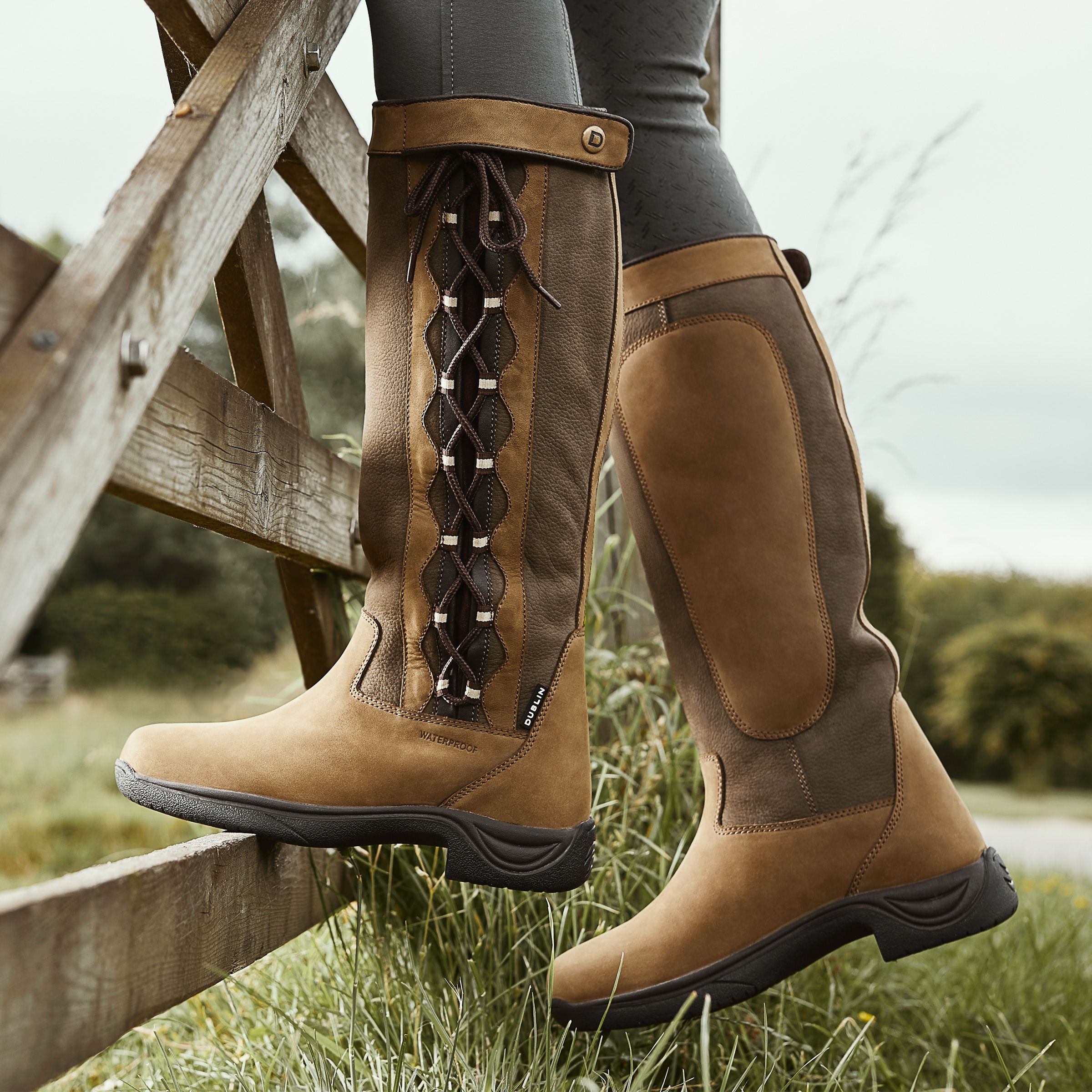 Dublin Pinnacle Boots II, Waterproof Long Country Boots, Riding, Yard, UK 3-9
