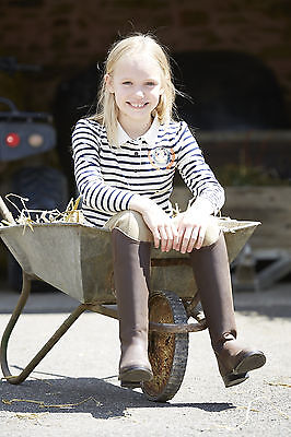 Picture of Toggi Tucson Childrens Long Riding Boots, Oily Nubuck Leather Childs, Country