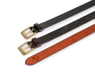 Picture of Shires Aubrion 25mm Skinny Leather Belt in Brown