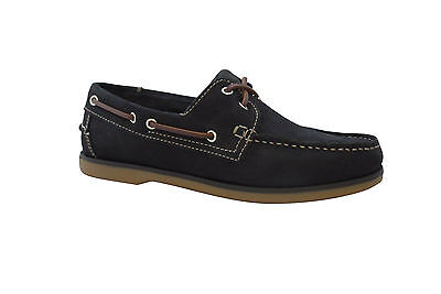 Picture of Kanyon Amalfi Mens Boat Deck Shoes Casual Nubuck Leather Rubber Sole