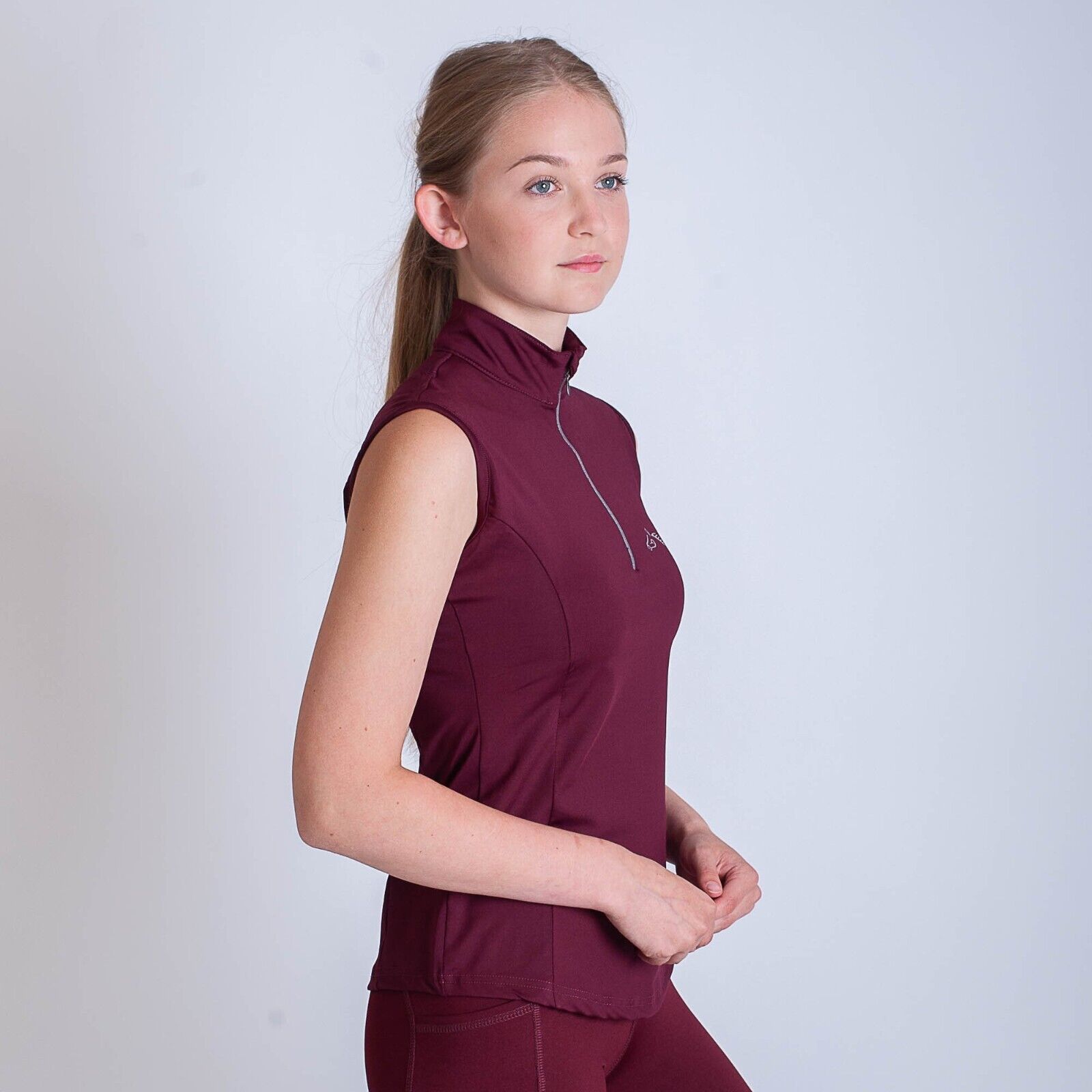 Picture of Base Layer,  Gallop Ladies Sleeveless Zipped Neck Base-Layer, 6 Colours