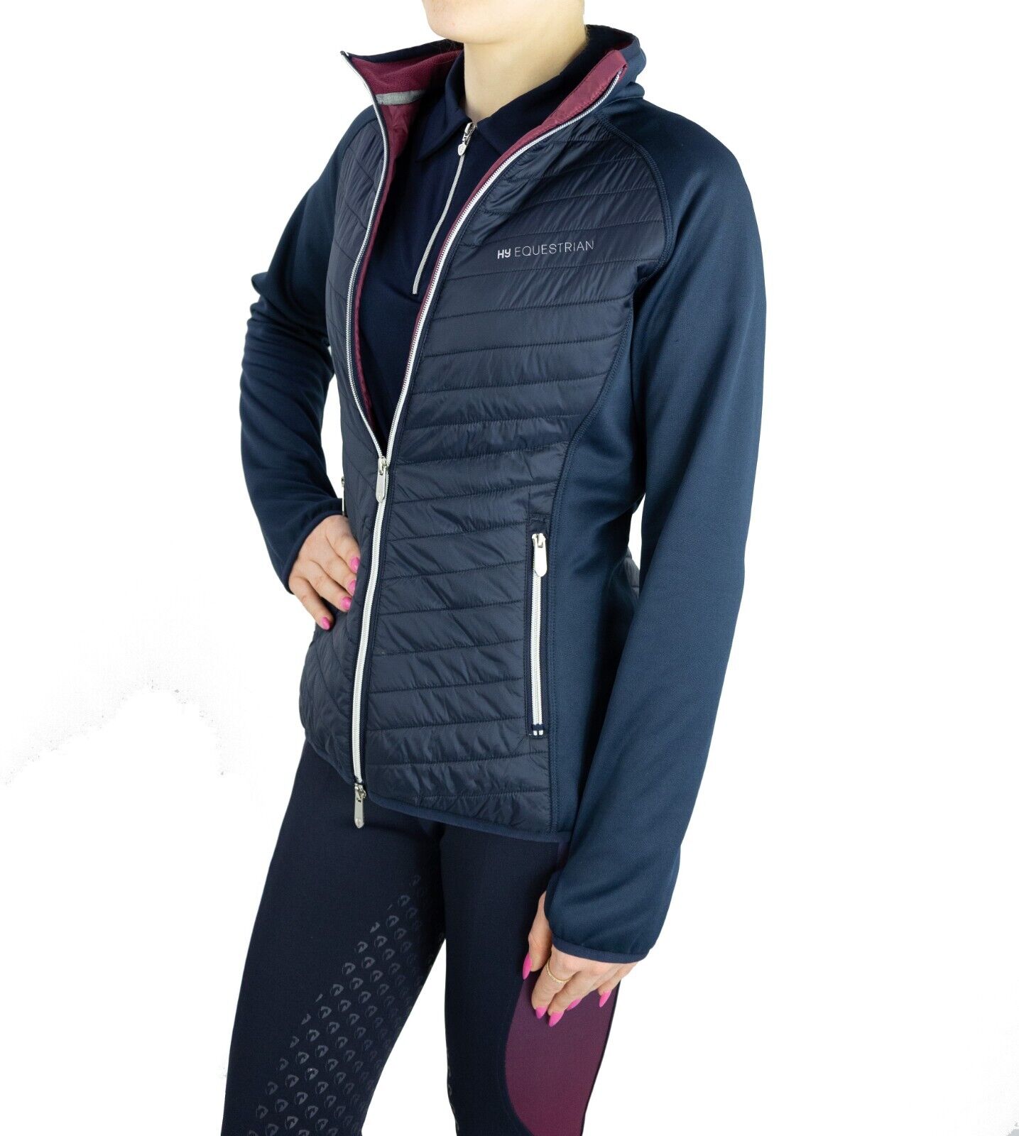 Picture of Hy Equestrian Synergy Elevate Sync Lightweight Jacket, XXS-XXL, Navy