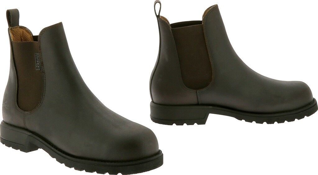 Picture of Equi Theme Safety Boots Water Repellent Outdoor Yard Boot Toe Cap ISO20345:2011
