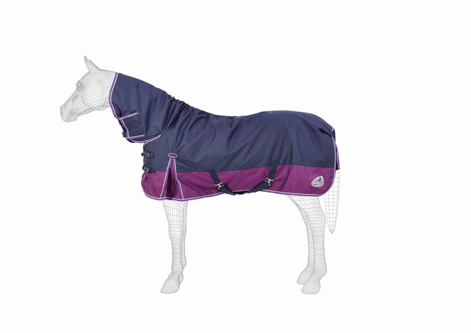 Picture of Masta Climatemasta 100g, 200g, 300g Fixed Neck Turnout Horse Rug combo System