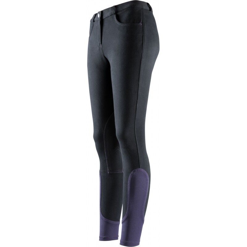 Picture of Equi-Theme Pro Fun Line Ladies Womens Breeches Stretch Material Two Tone Colour