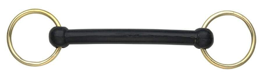 Picture of Shires Rubber Covered Overcheck Bradoon Snaffle Bit | 5 Sizes