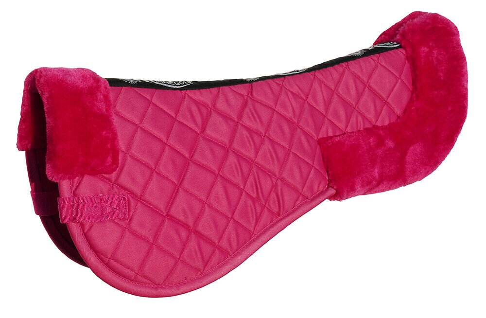 Picture of Rhinegold Comfort Half Saddle Pad Cotton Half Pad |  3 Sizes | 7 Colours