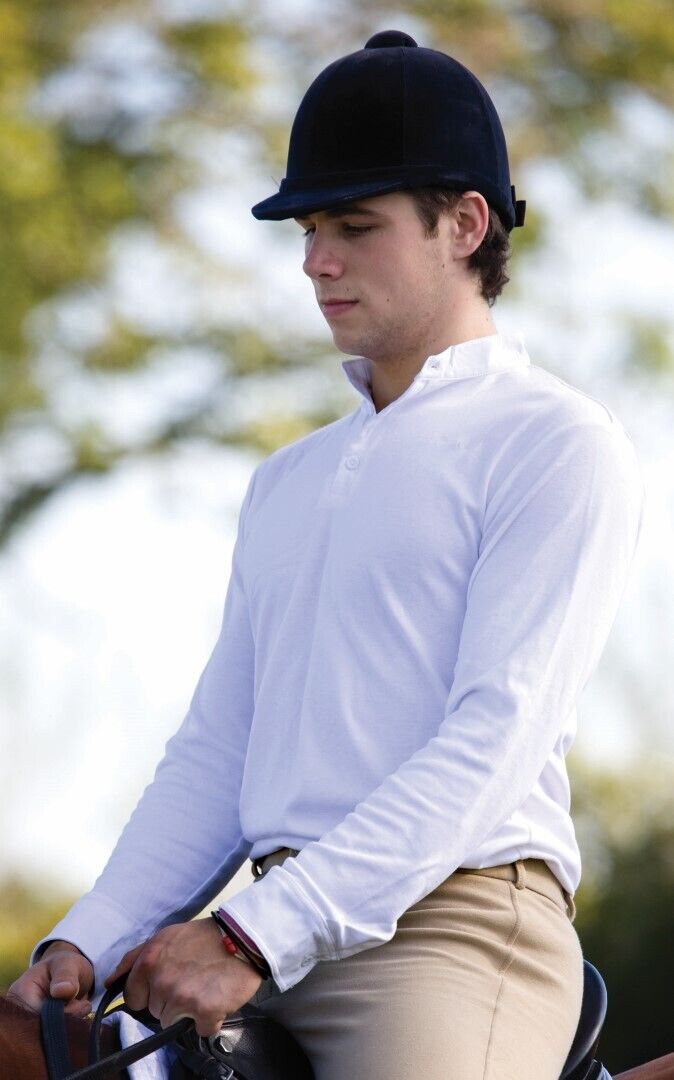 Picture of Shires Mens Hunting Shirt - White, Sizes XL & XS
