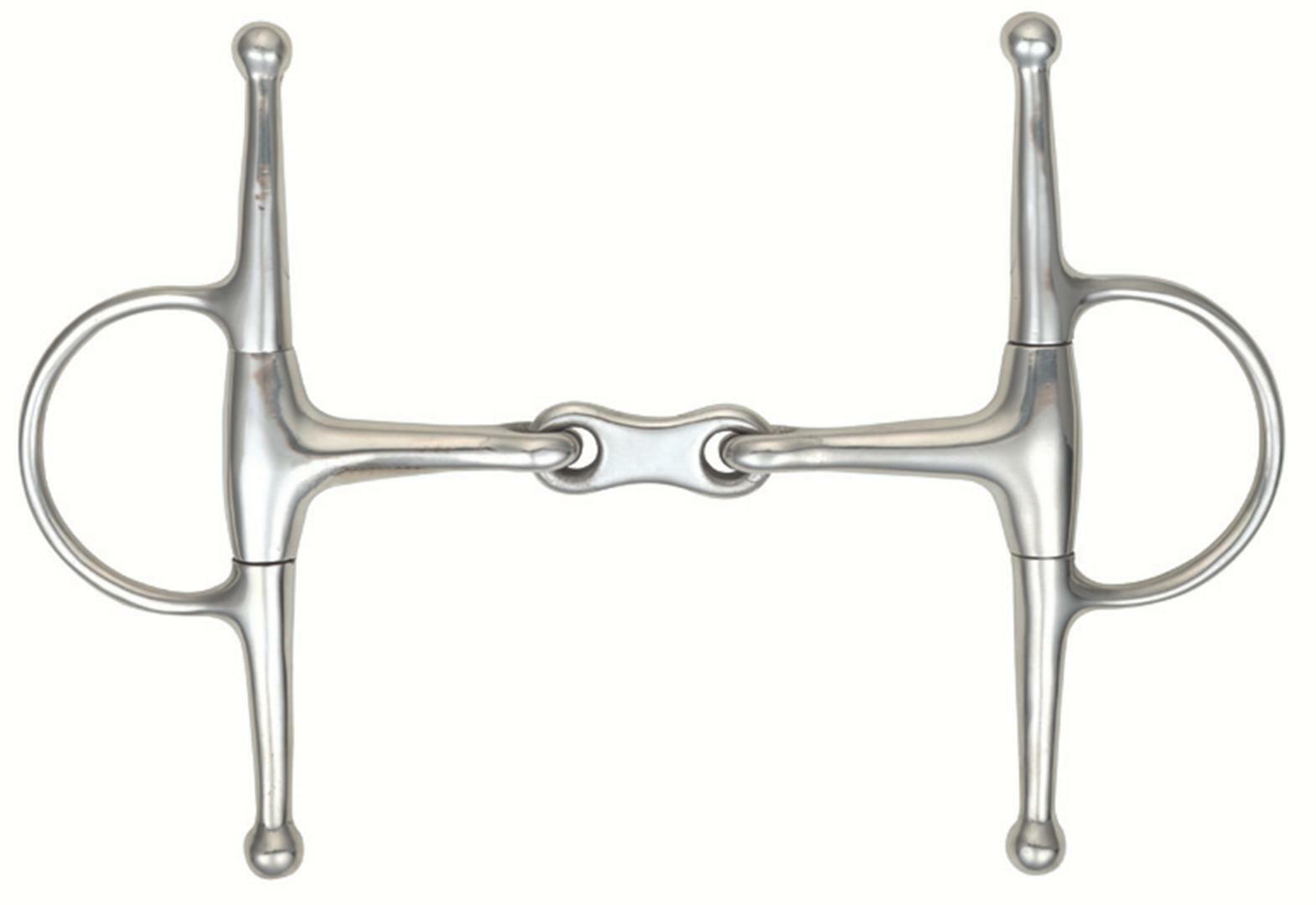 Picture of Shires Full Cheek French Link Snaffle Bit 4.5", 5", 5.5" Stainless steel