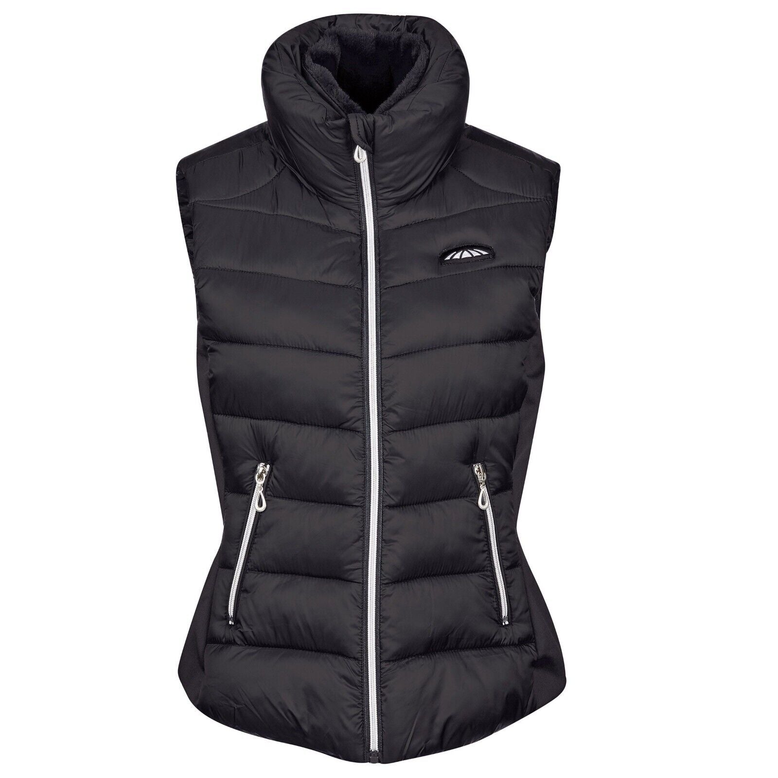 Picture of Weatherbeeta Dion Womens Puffer Vest Gilet Waistcoat, Navy or Black XXS-XXL