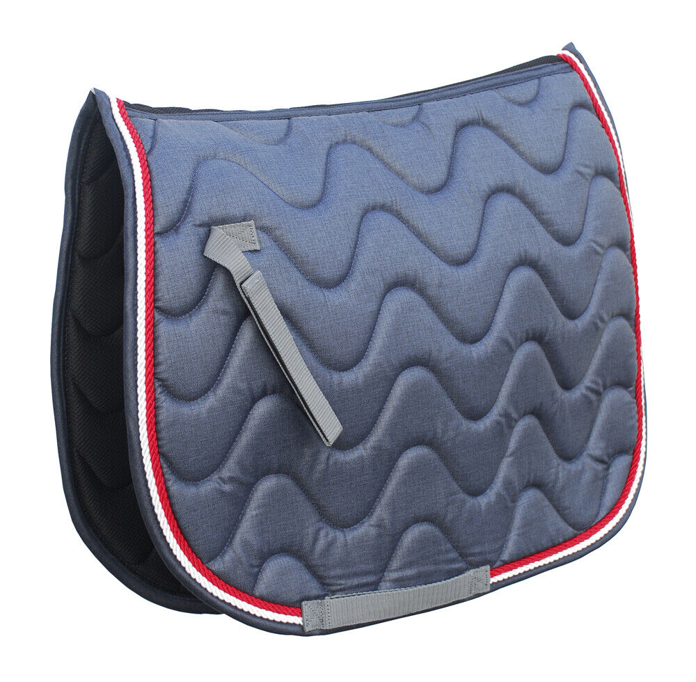 Picture of Rhinegold Wave Saddlepad Numnah | Pony, Cob, Full | 8 Colours