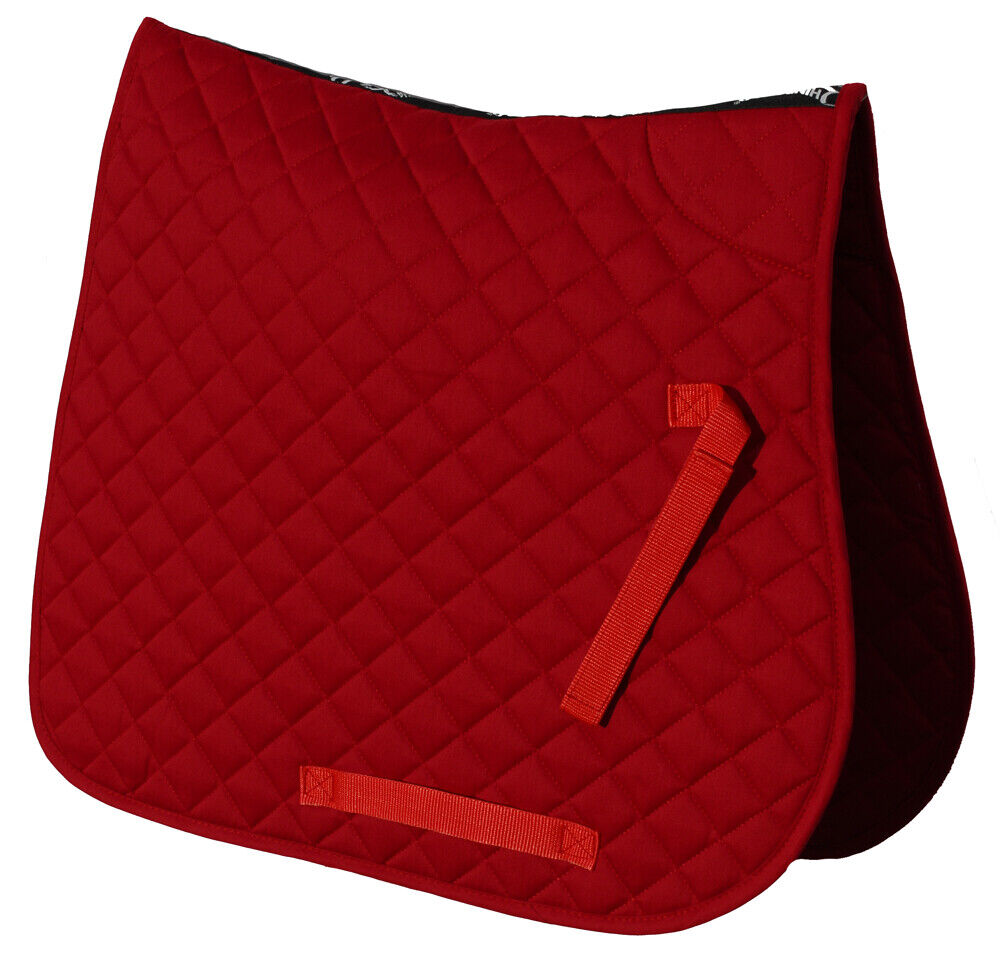 Picture of Rhinegold Cotton Quilted Saddle Cloth | Pony, Cob, Full | 11 Colours