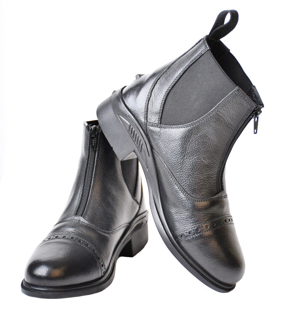 Picture of Rhinegold Childs/Adults Kentucky Zip Front Paddock Riding Jodhpur Leather Boot