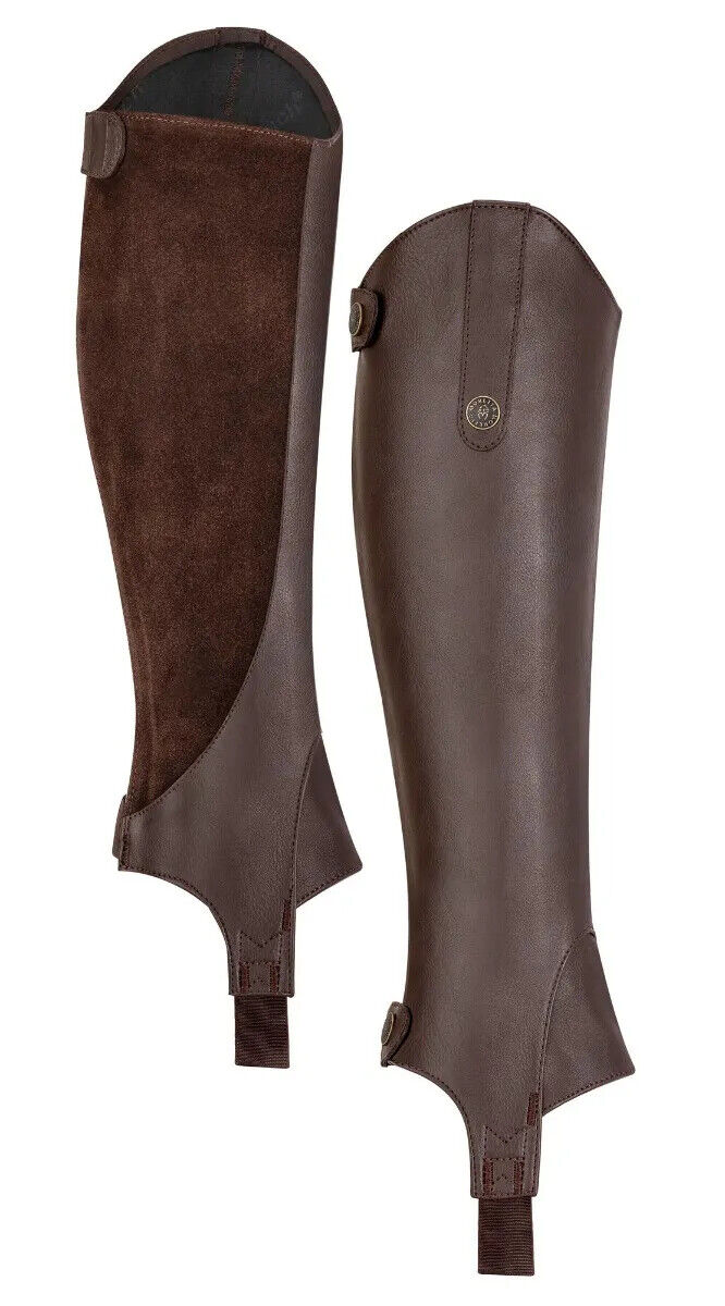 Picture of Shires Moretta Synthetic Gaiters | Brown / Black  |  Child Sizes