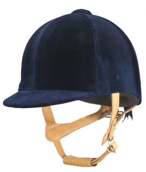 Picture of Champion CPX Supreme Velvet Horse Riding Hat Helmet PAS015.2011 Showing Kitemark