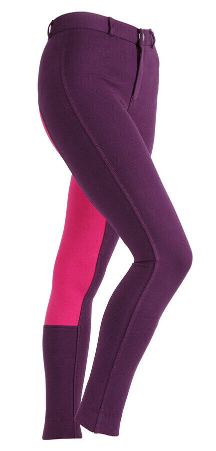 Picture of Shires Wessex Two Tone Horse Riding Jodhpurs  - Maids / Childs/ Girls