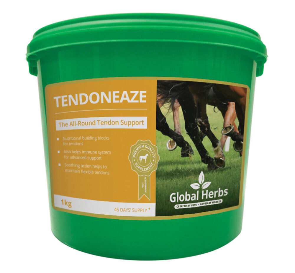 Picture of Global Herbs TendonEaze 1kg Tub, Mobility Feed Supplement for Horse & Pony