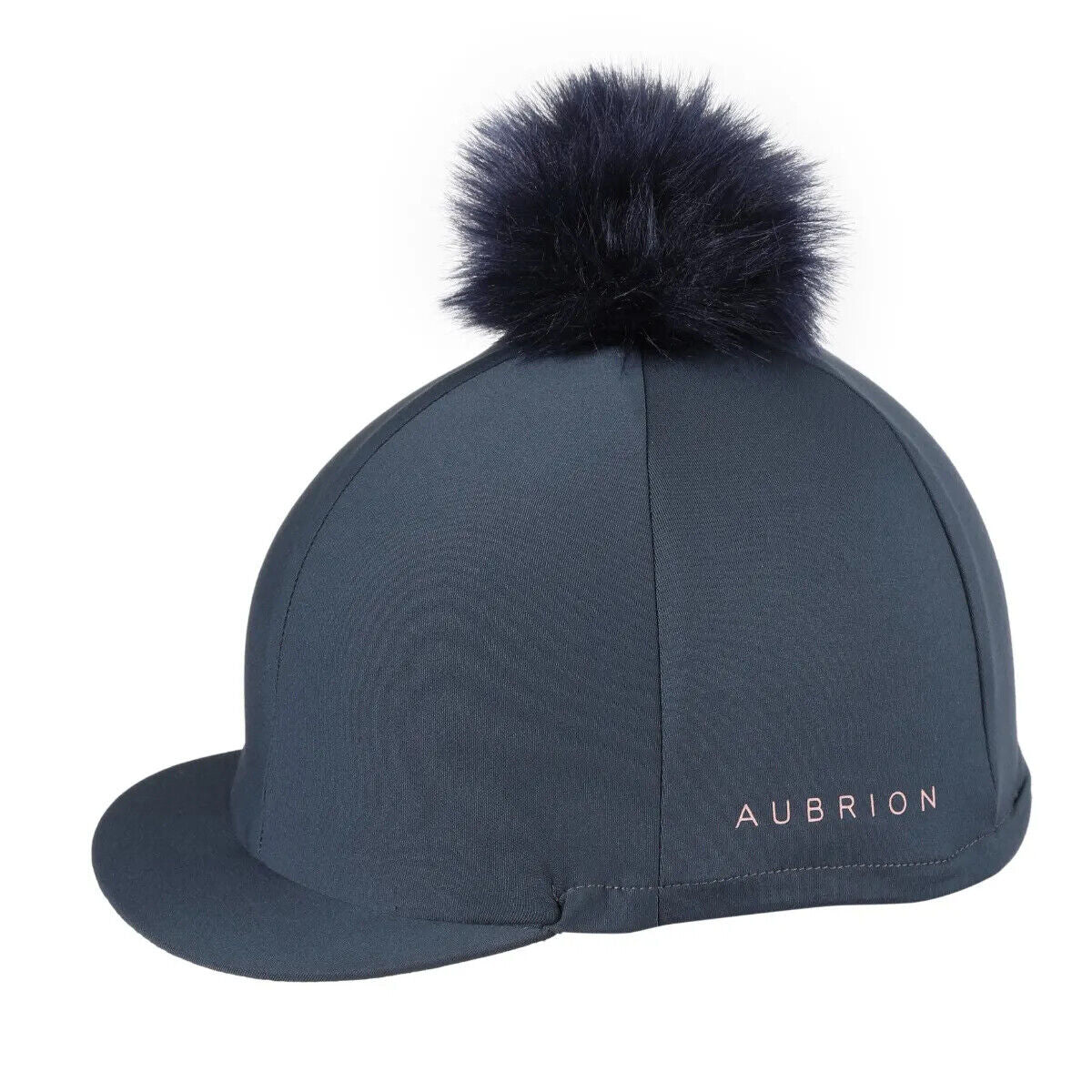 Picture of Shires Aubrion Riding Skull Hat Cover | Navy, Olive | One Size