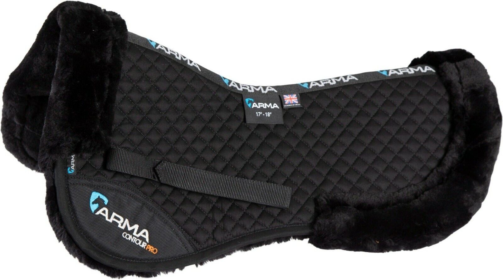 Picture of Shires Arma Half Pad | 100% Cotton Outer | 10 Colours | Sizes 15-16.5" ,17"-18"