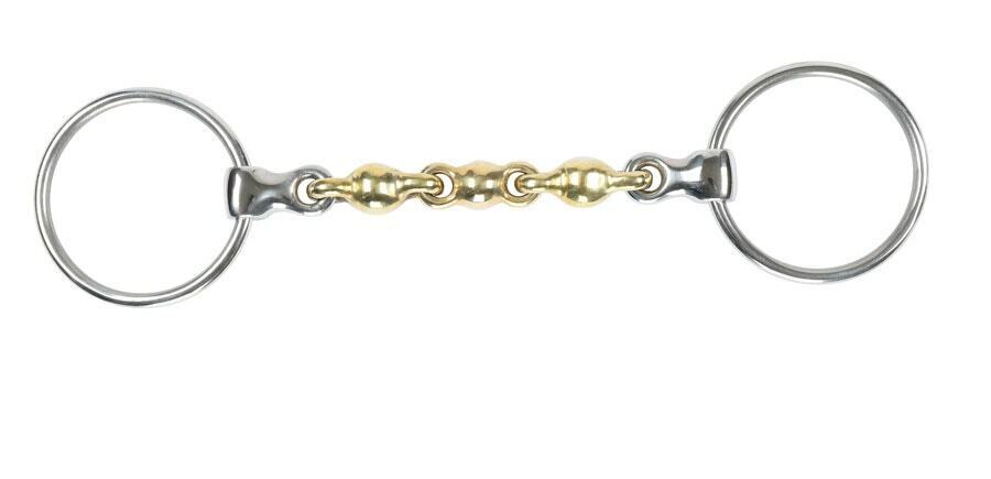 Picture of Shires Loose Ring Waterford Horse Bit   | Brass Alloy | 3 Sizes