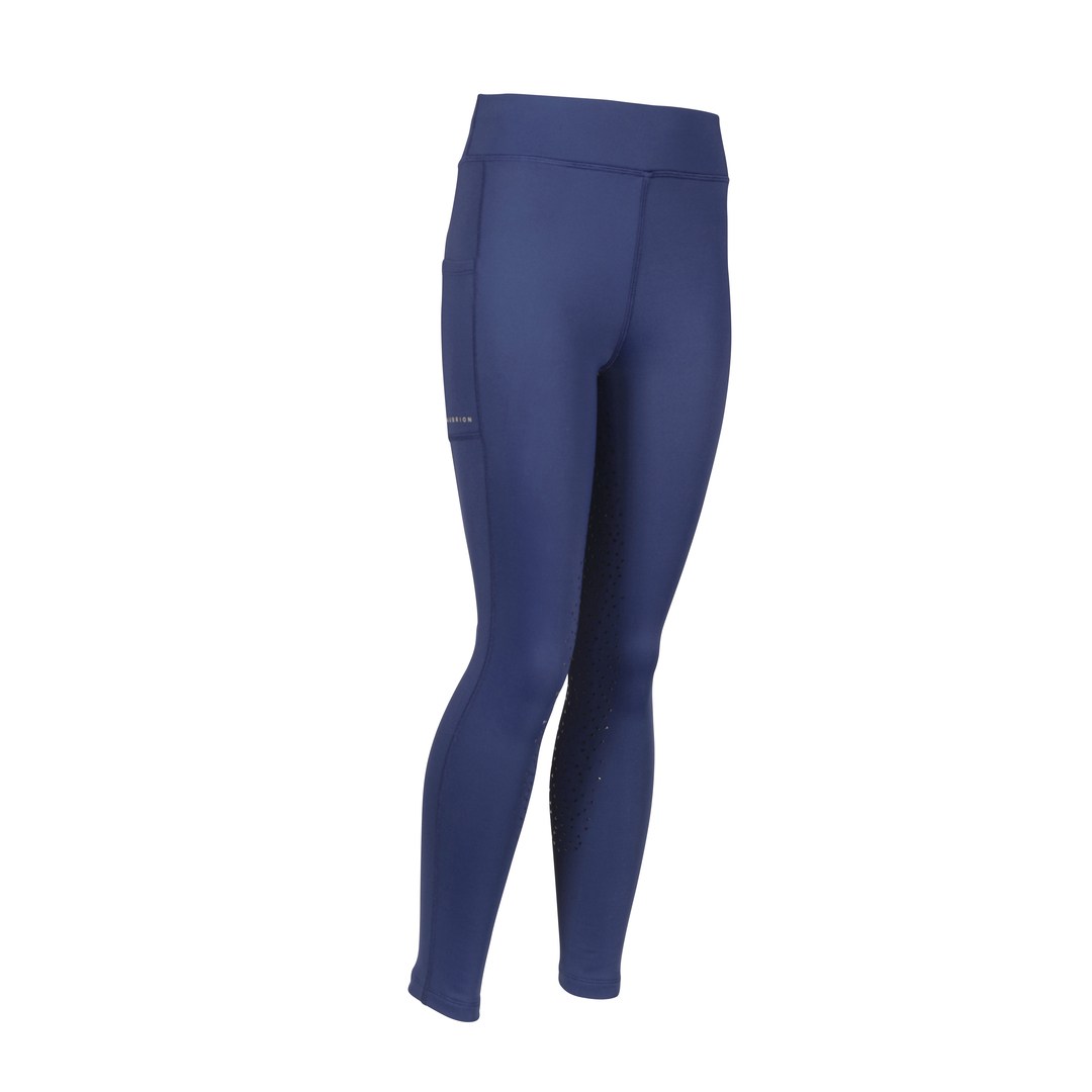 Picture of Shires Aubrion Shield Winter Riding Tights - Young Riders, 2 Colours, Age 7-16yr