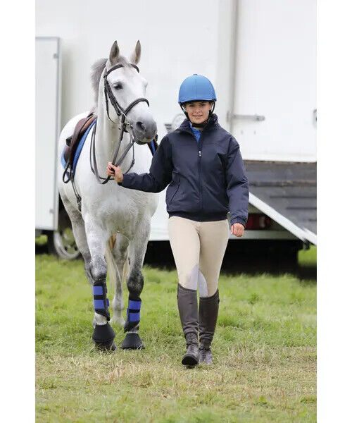 Picture of Shires Aubrion Adults Waterproof Team Blouson Unisex  Jacket/Coat | Navy