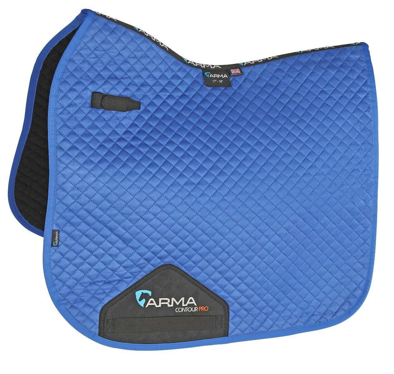 Picture of Shires Arma Suede Dressage Saddlecloth | 17/18" | 8 Colours | Ultra Dri Zone