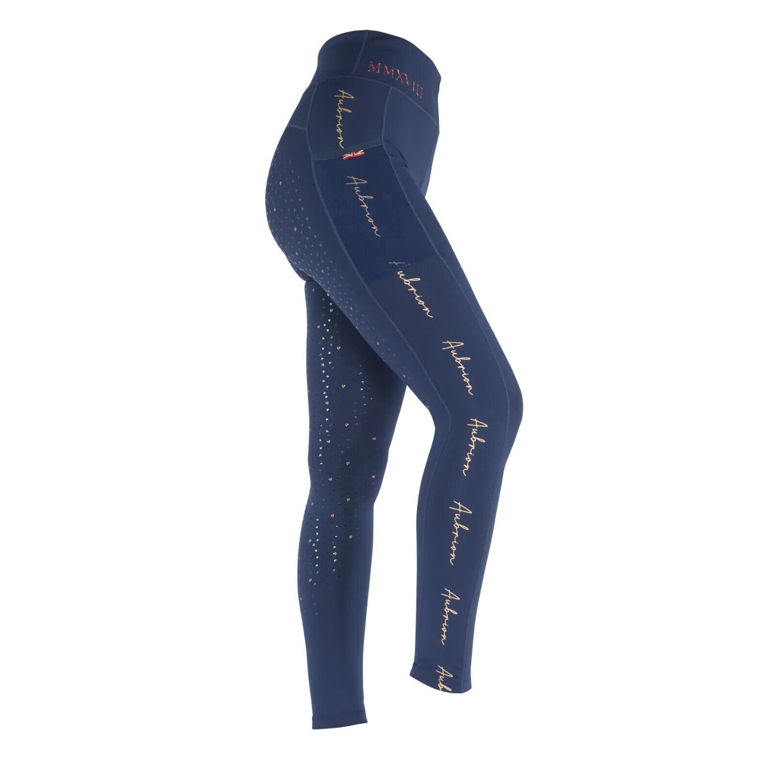 Picture of Shires Aubrion Team Ladies Horse Riding Tights | 4 Colours | Womens | XXS - XXL